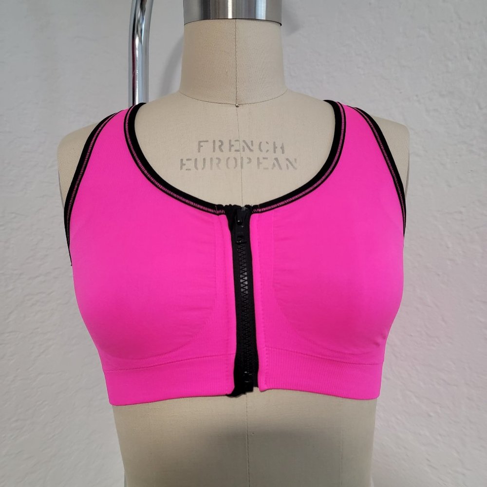 NWOT Zella Seamless Zip Bra